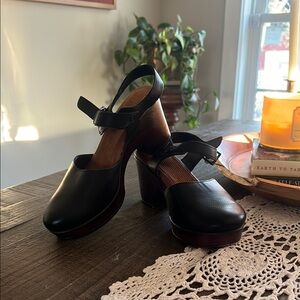 Elegant Black Mary Jane Heels